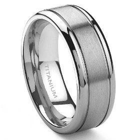 designer titanium wedding bands